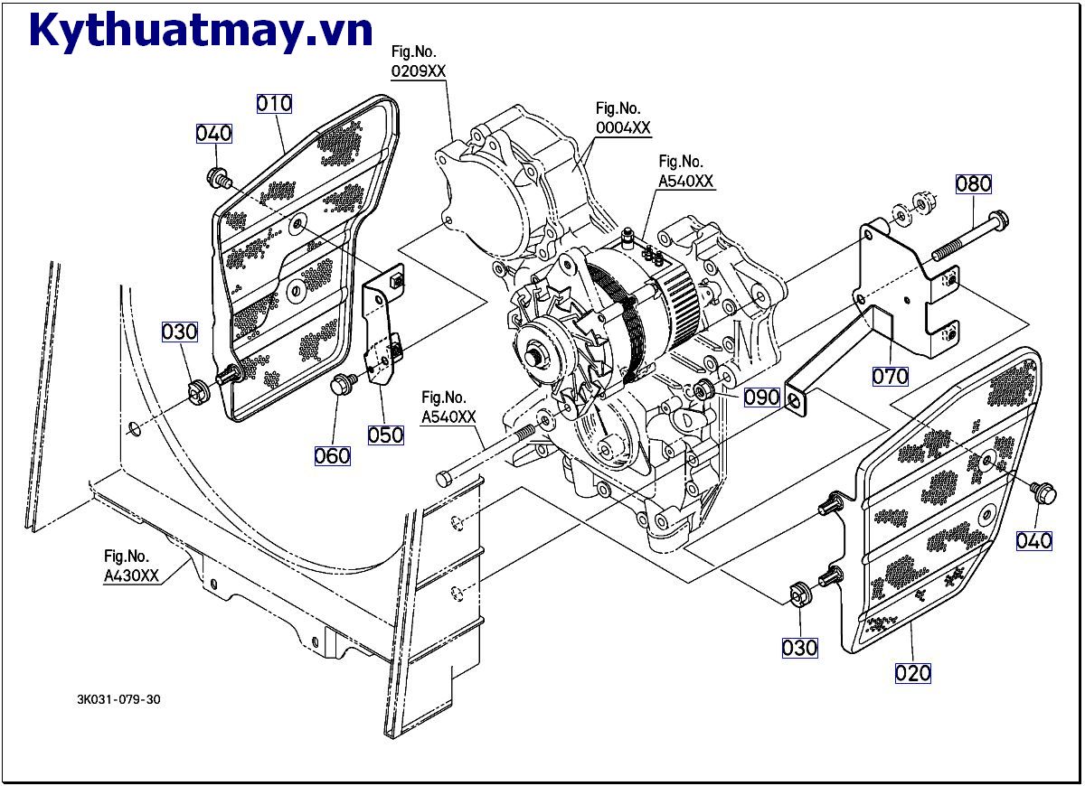 Nắp đậy bên hông mui